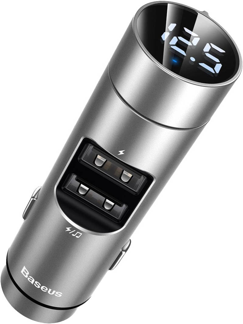 

Fm-модулятор Baseus BS-01 Silver CCNLZ-0S