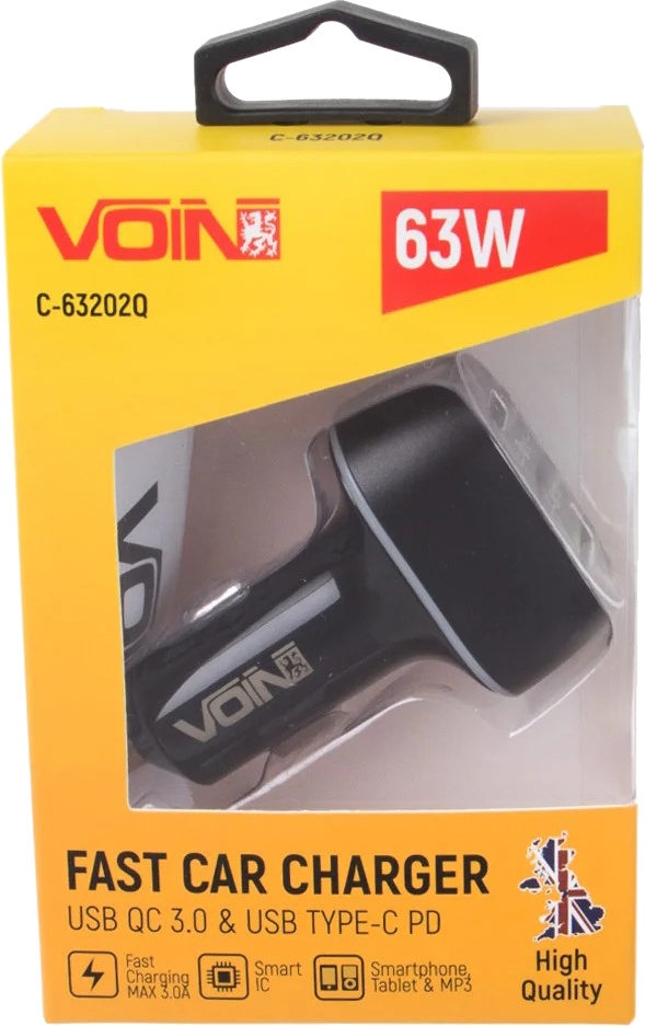 

USB зарядка в авто Voin C-63202Q
