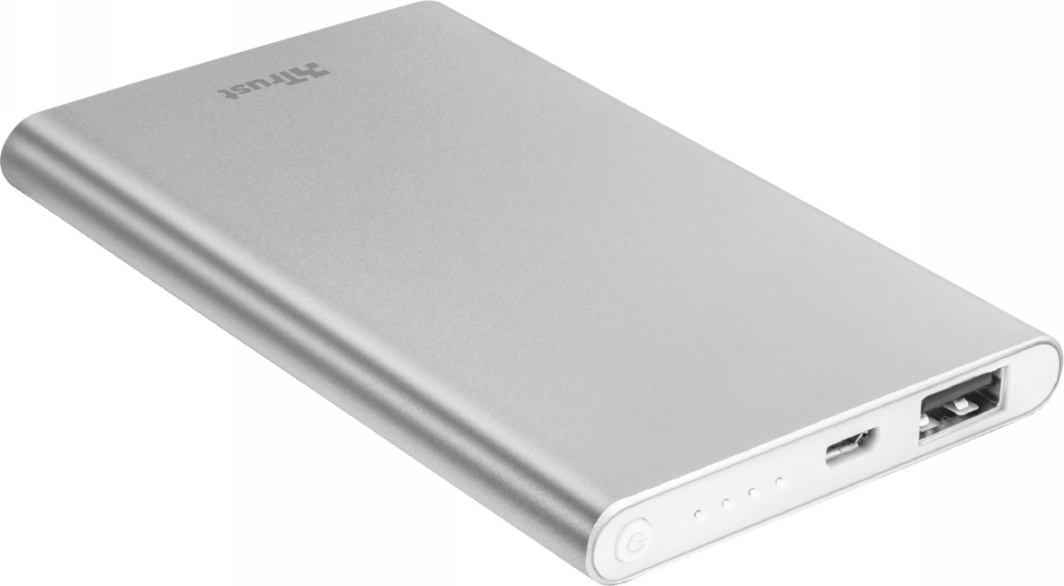 

Повербанк Trust Ula Thin Metal 4000 mAh 5 Вт 22821