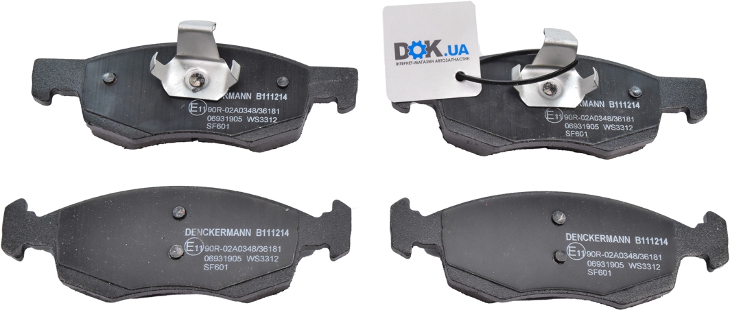 

Denckermann B111214 Тормозные колодки