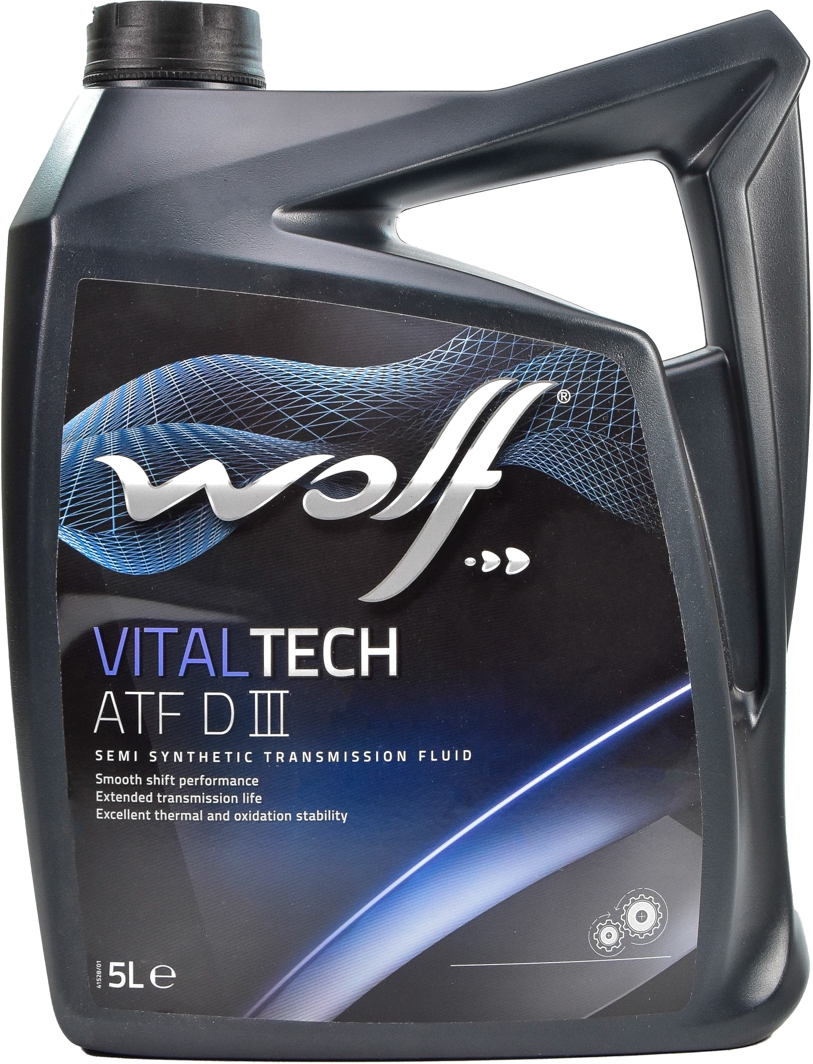 

Трансмиссионное масло Wolf VitalTech ATF DIII полусинтетическое 8305405
