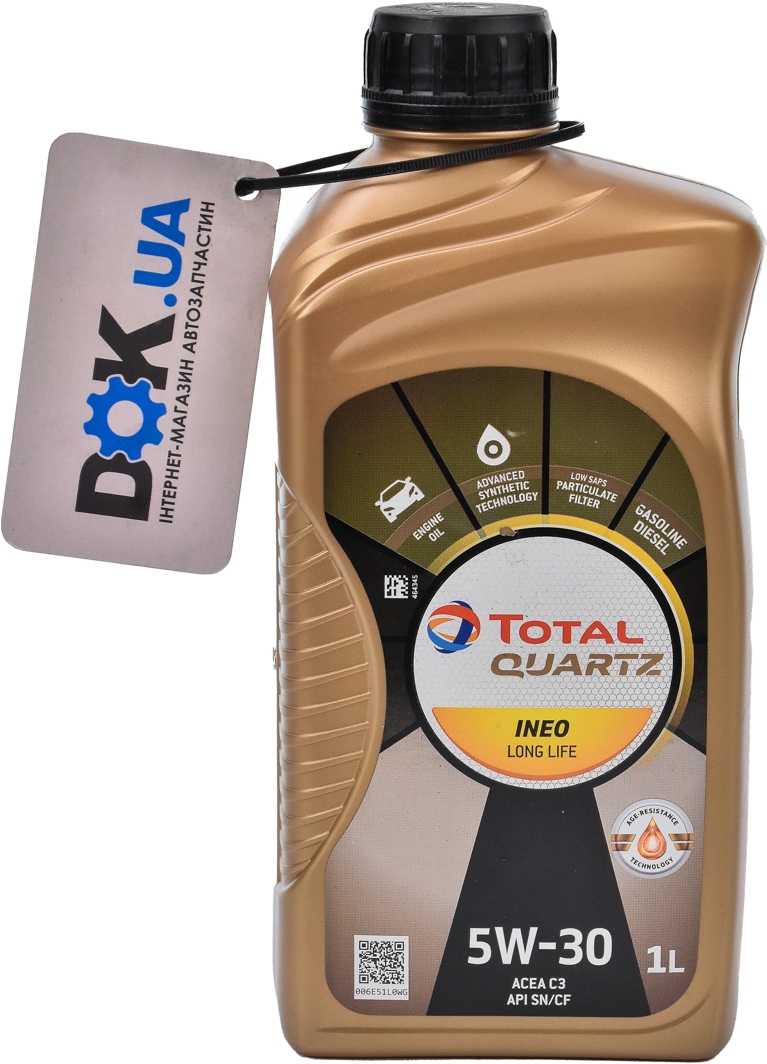 

Моторное масло Total Quartz Ineo Long Life 5W-30 синтетическое 213819