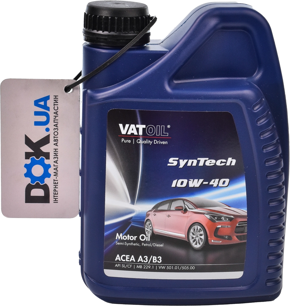 

Моторное масло Vatoil SynTech 10W-40 полусинтетическое 50028