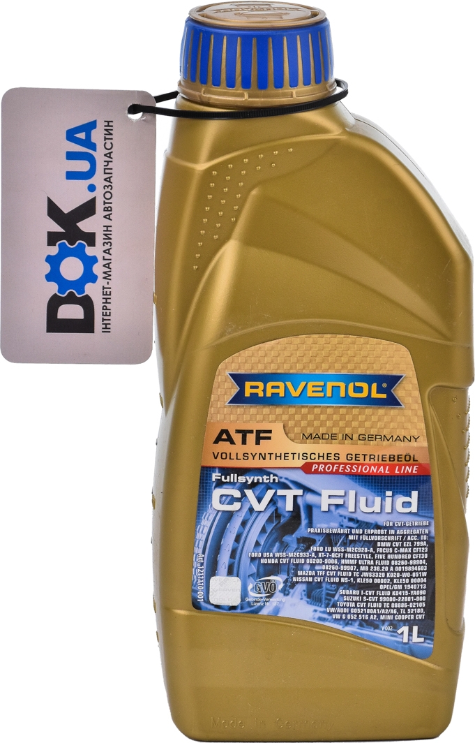 

Трансмиссионное масло Ravenol CVT Fluid синтетическое 1211110004
