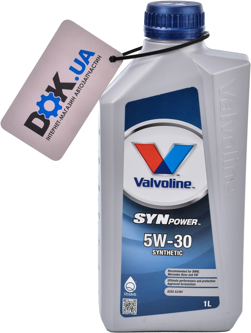 

Моторное масло Valvoline SynPower 5W-30 синтетическое 872377