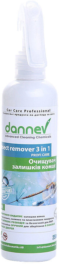 

Очиститель Dannev Insect remover 3 in 1 024225.11 250 мл