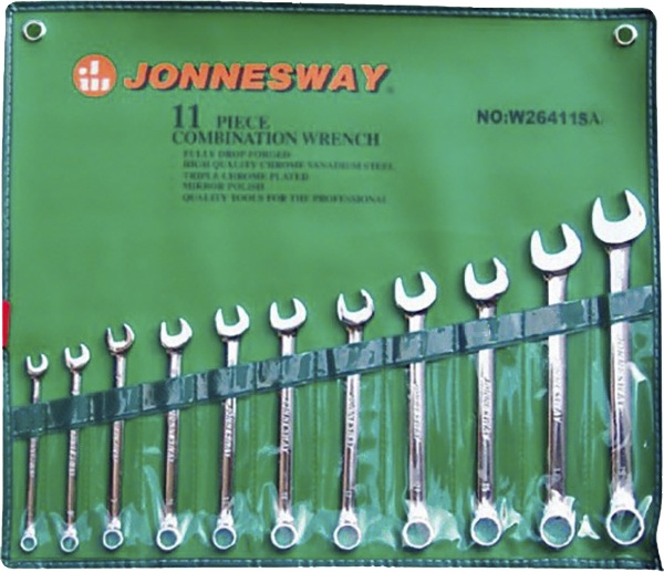 

Набор ключей рожково-накидных Jonnesway w26411sa 3/8"-1" 11 шт