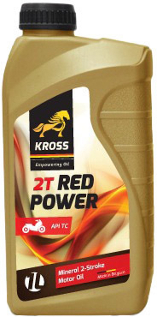 

Моторное масло 2T KROSS Red Power минеральное KROSS2TREDPOWER1L