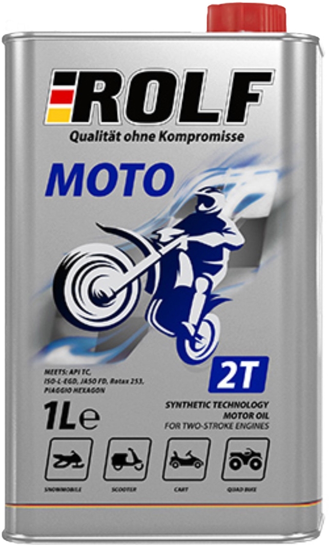

Моторное масло 2T ROLF Moto полусинтетическое 322512