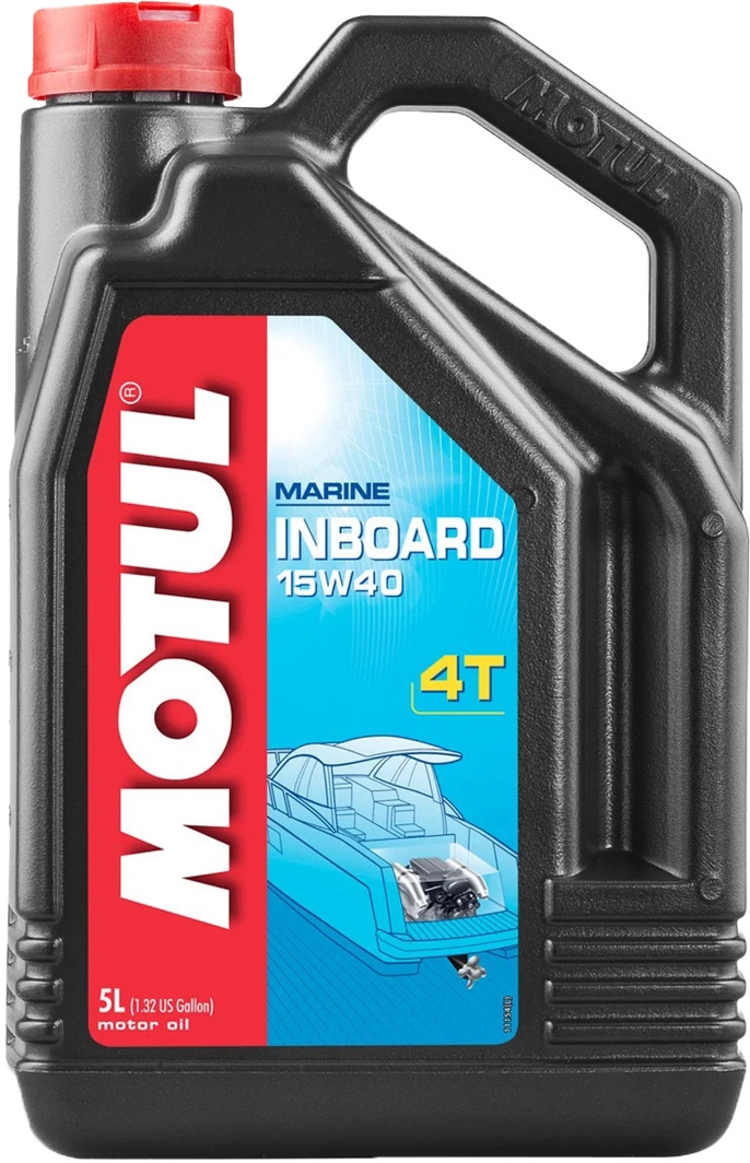 

Моторное масло 4T Motul Inboard 15W-40 минеральное 851951