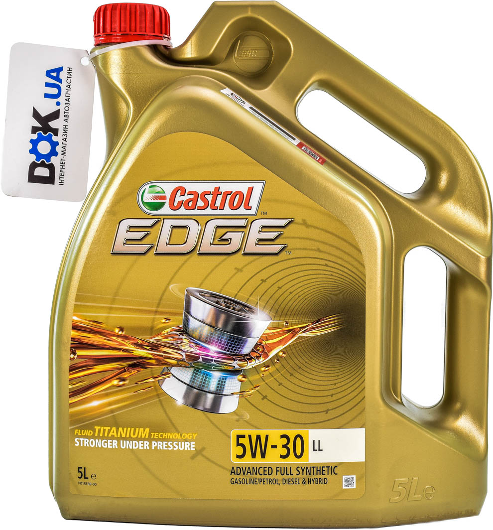 

Моторное масло Castrol EDGE Titanium LL 5W-30 синтетическое CASEDGE5W305L