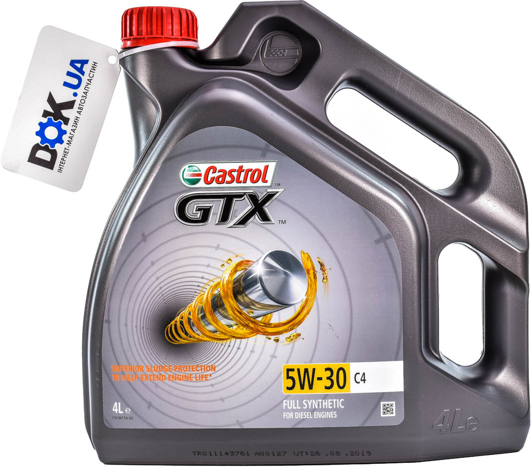 

Моторное масло Castrol GTX C4 5W-30 синтетическое urgtx5c44x4l
