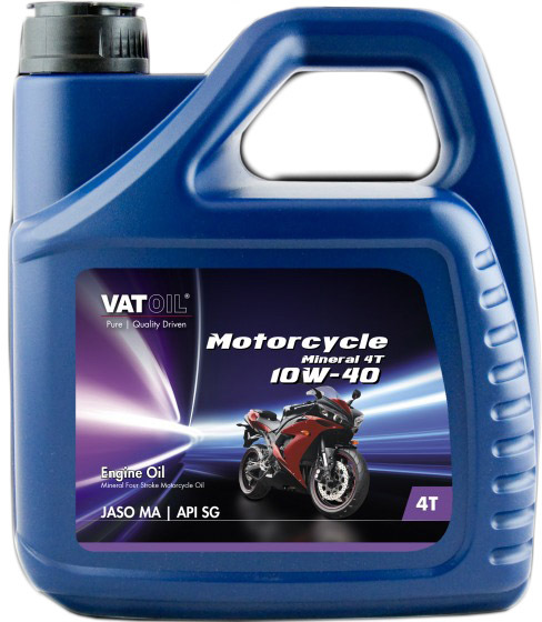 

Моторное масло 4T Vatoil Motorcycle M 10W-40 минеральное 50506