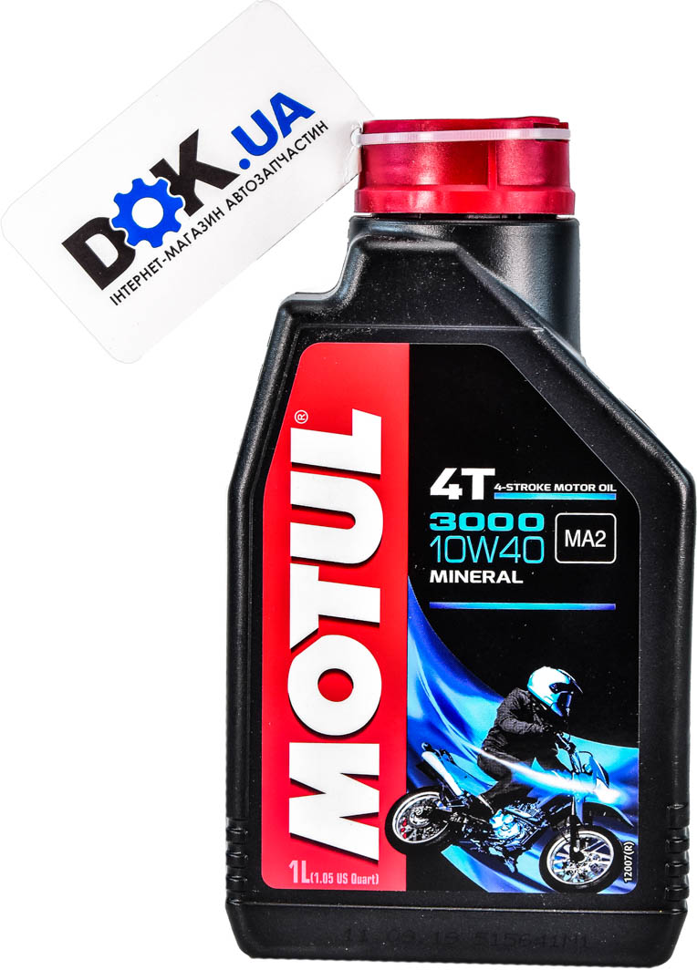 

Моторное масло 4T Motul 3000 10W-40 минеральное 846041