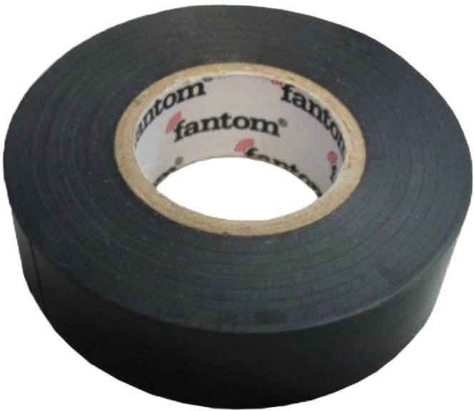 

Изолента Fantom PVCTAPEFT1920M черный ПВХ 19 мм x 20 м