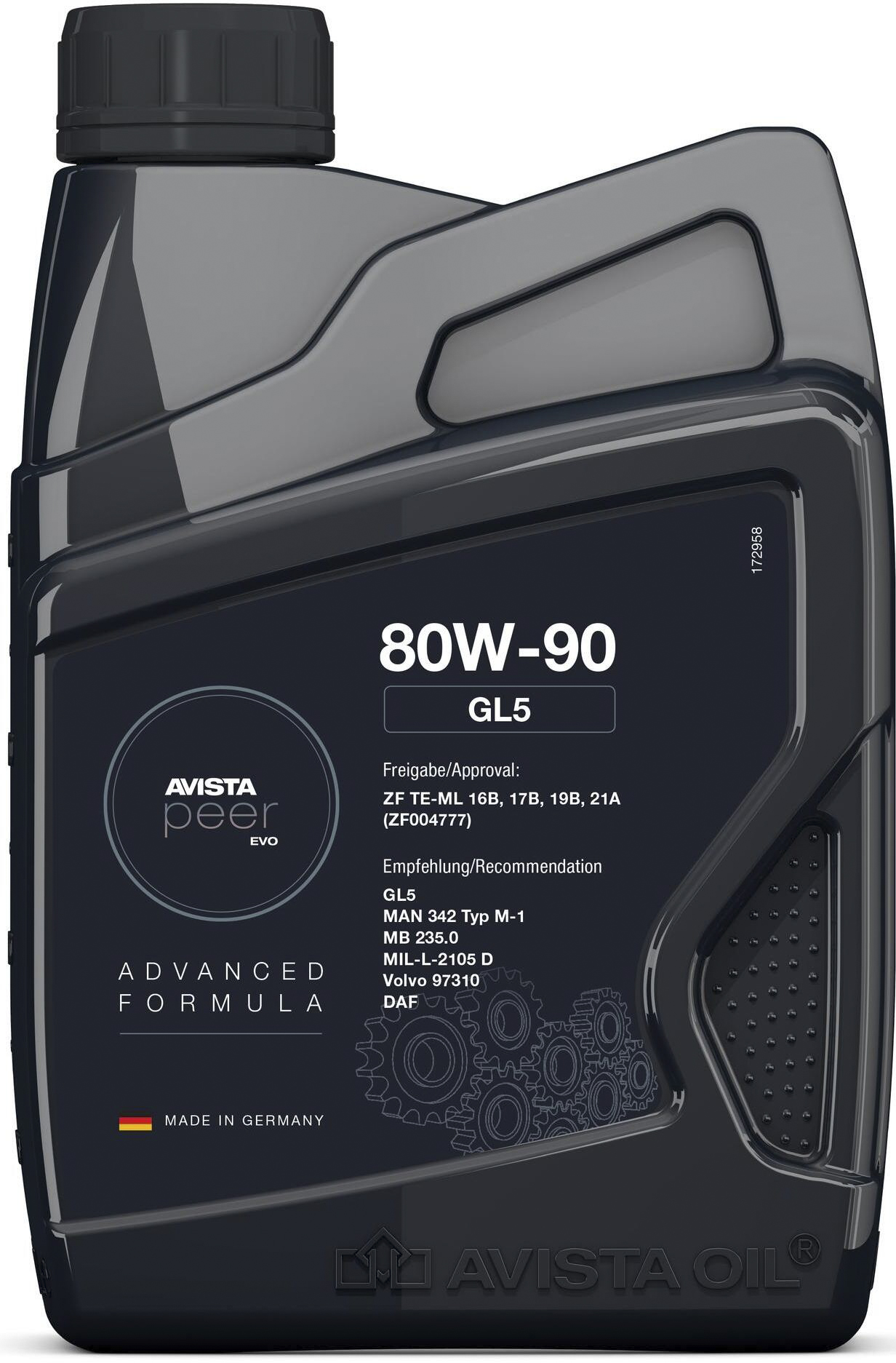 

Трансмиссионное масло AVISTA Peer EVO GL-5 80W-90 150832