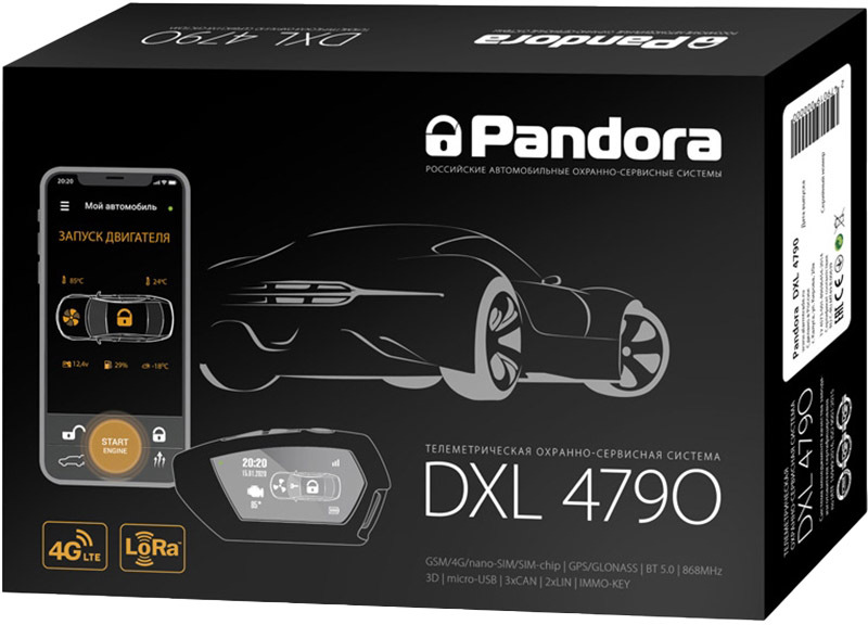 

GSM-сигнализация Pandora DXL-4790 DXL4790