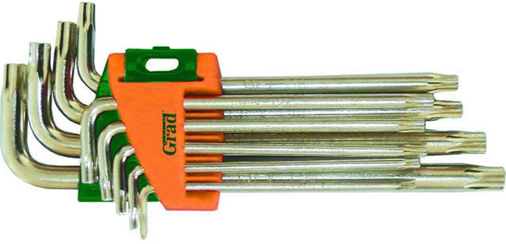 

Набор ключей TORX Grad 4022275 T10-T50 9 шт