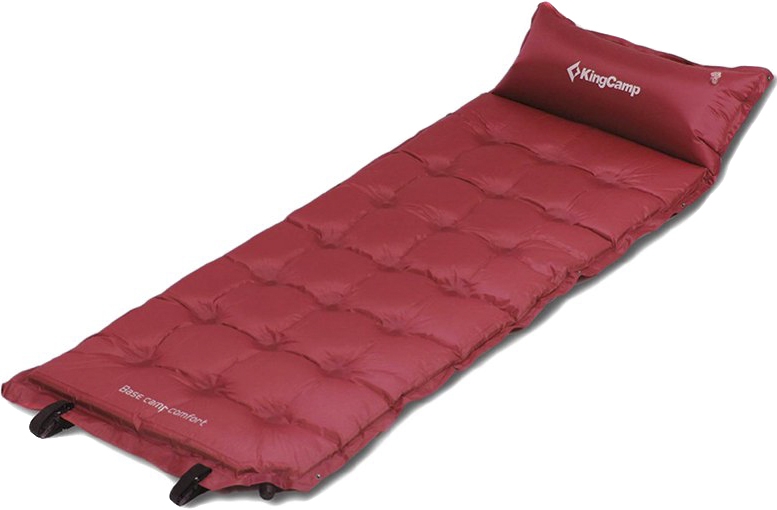 

Самонадувной коврик KingCamp Base Camp Comfort KM3560 цвет красный