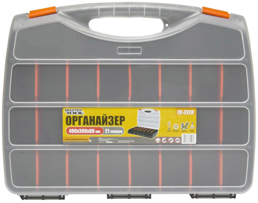 

Органайзер для мелких деталей MasterTool 79-3128