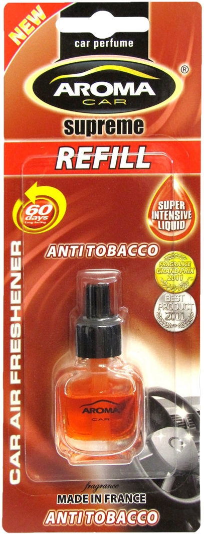 

Наполнитель для ароматизатора Aroma Car Supreme Refill Anti Tobacco 92074625