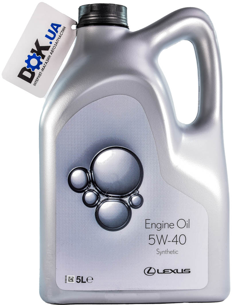 

Моторное масло Toyota ENGINE OIL LEXUS 5W-40 синтетическое 0888082643