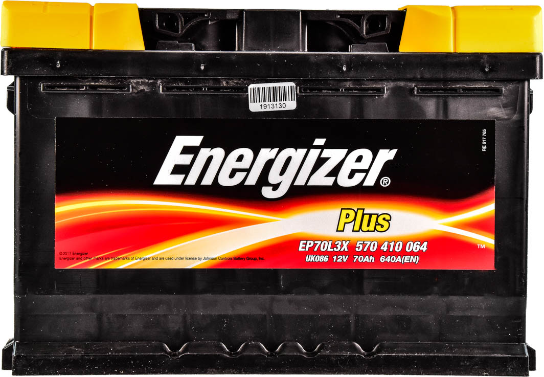 

Аккумулятор Energizer 6 CT-70-L Plus 570410064