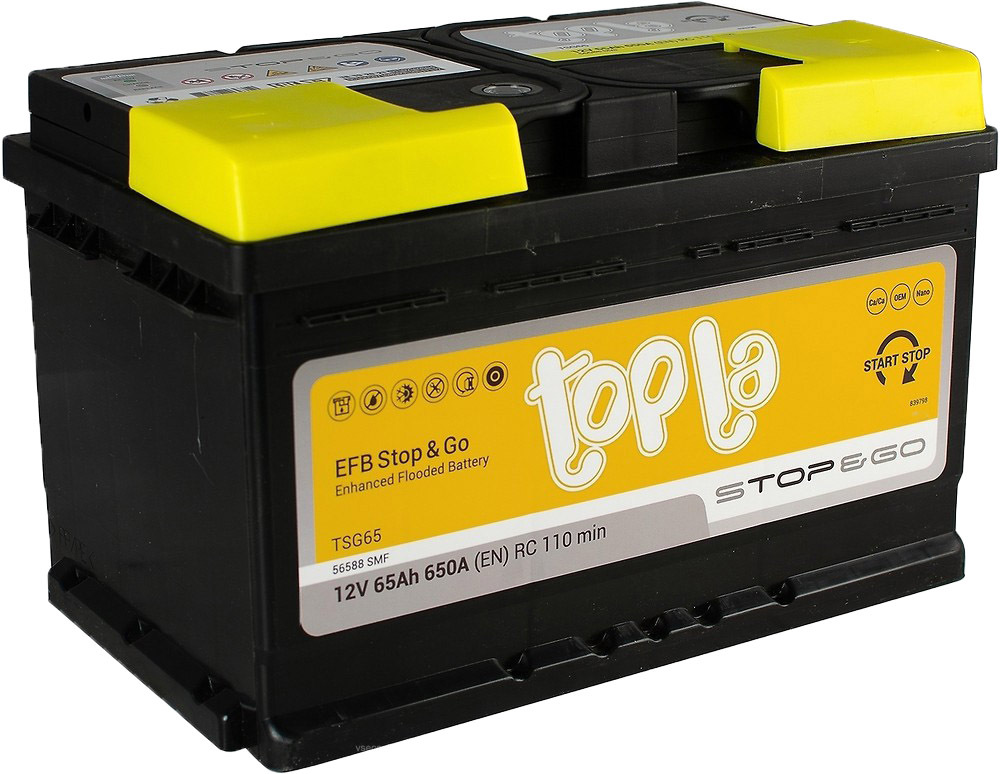 

Аккумулятор Topla 6 CT-65-R EFB 112065