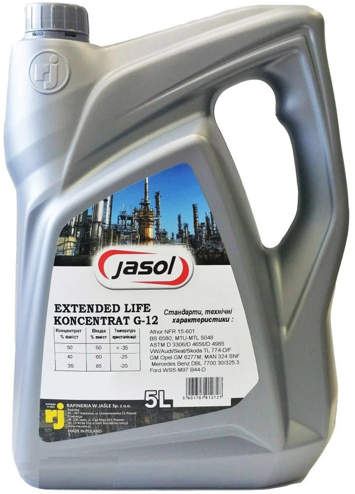 

Концентрат антифриза Jasol Extended Life G12 красный 325112