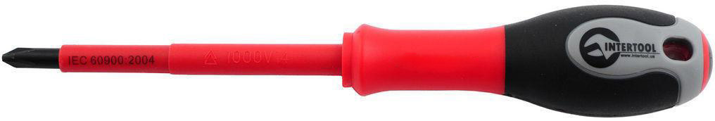 

Отвертка диэлектрическая Intertool VT3210 PH 0