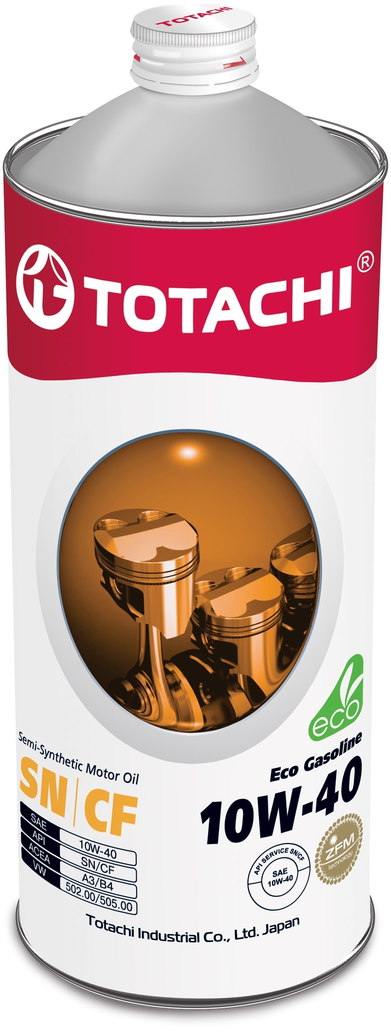 

Моторное масло Totachi Eco Gasoline 10W-40 полусинтетическое 4589904934902