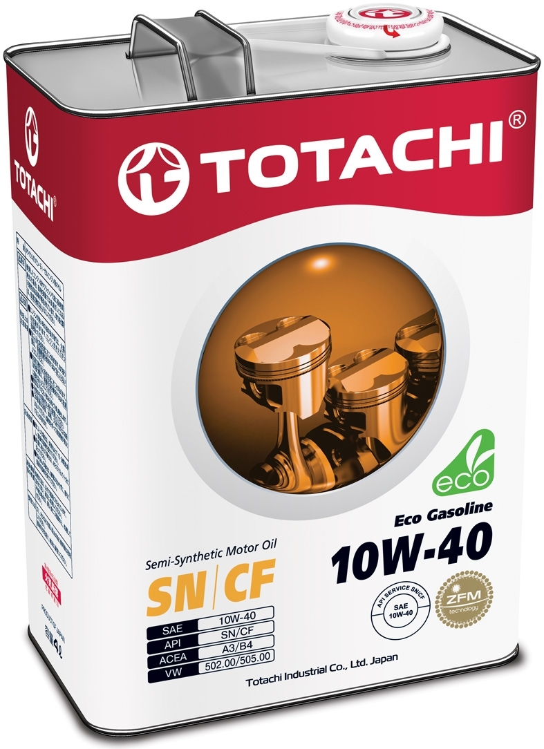 

Моторное масло Totachi Eco Gasoline 10W-40 полусинтетическое 44589904934919