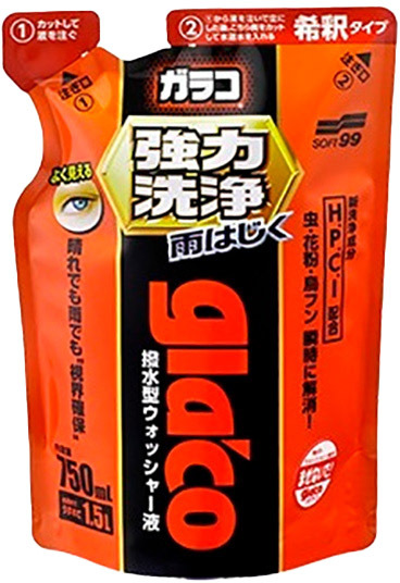 

Концентрат омывателя SOFT99 Glaco Powerful Washer Liquid всесезонный -20°С 04952