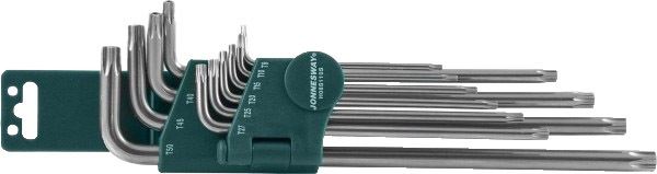 

Набор ключей TORX Jonnesway H08S110S T9H-T50H 10 шт