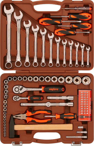 

Набор инструментов Ombra OMT88S 1/2", 1/4" 88 шт.