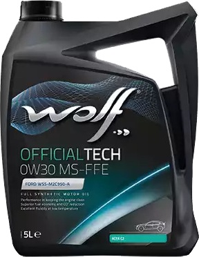 

Моторное масло Wolf Officialtech MS-FFE 0W-30 синтетическое 8333910