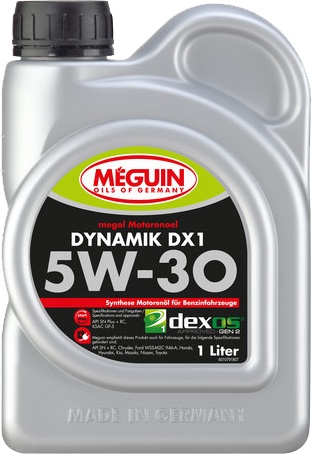 

Моторное масло Meguin Dynamik DX1 5W-30 синтетическое 33040