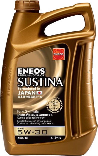 

Моторное масло Eneos Sustina 5W-30 синтетическое eu0009301n