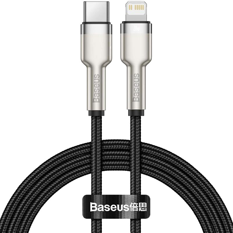 

Кабель Baseus Cafule Metal CATLJK-A01 Apple Lightning - USB type-C 1 м