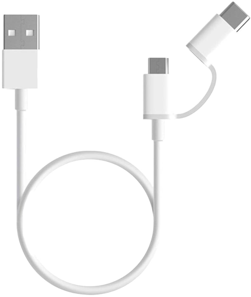 

Кабель 2 в 1 Xiaomi Mi SJV4082TY USB - Micro USB - USB type-C 1 м