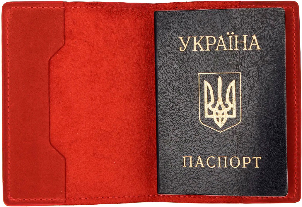 

Обложка для паспорта Grande Pelle 252160 цвет красный