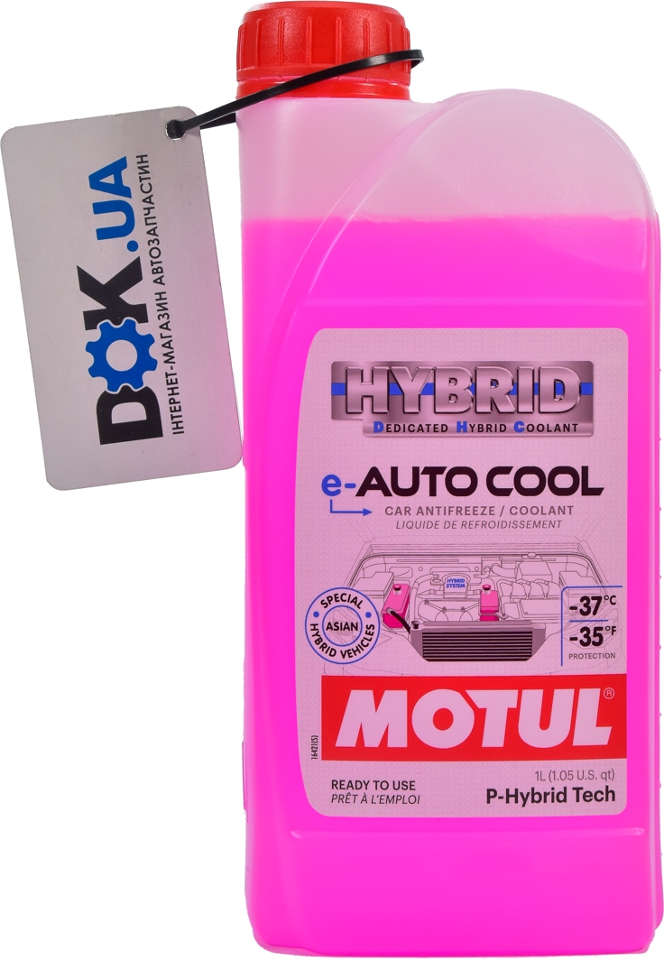 

Готовый антифриз Motul E-Auto Cool розовый -37 °C 109868