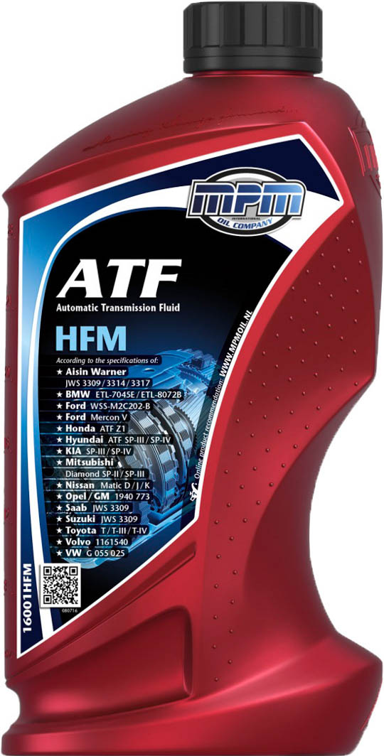 

Трансмиссионное масло MPM ATF HFM синтетическое 16001HFM