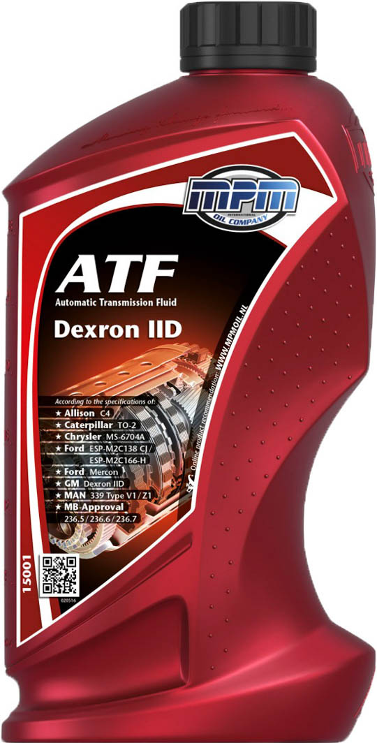 

Трансмиссионное масло MPM ATF Dexron II D минеральное 15001