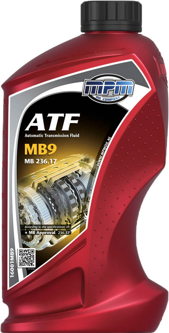 

Трансмиссионное масло MPM ATF MB9 синтетическое 16004MB9