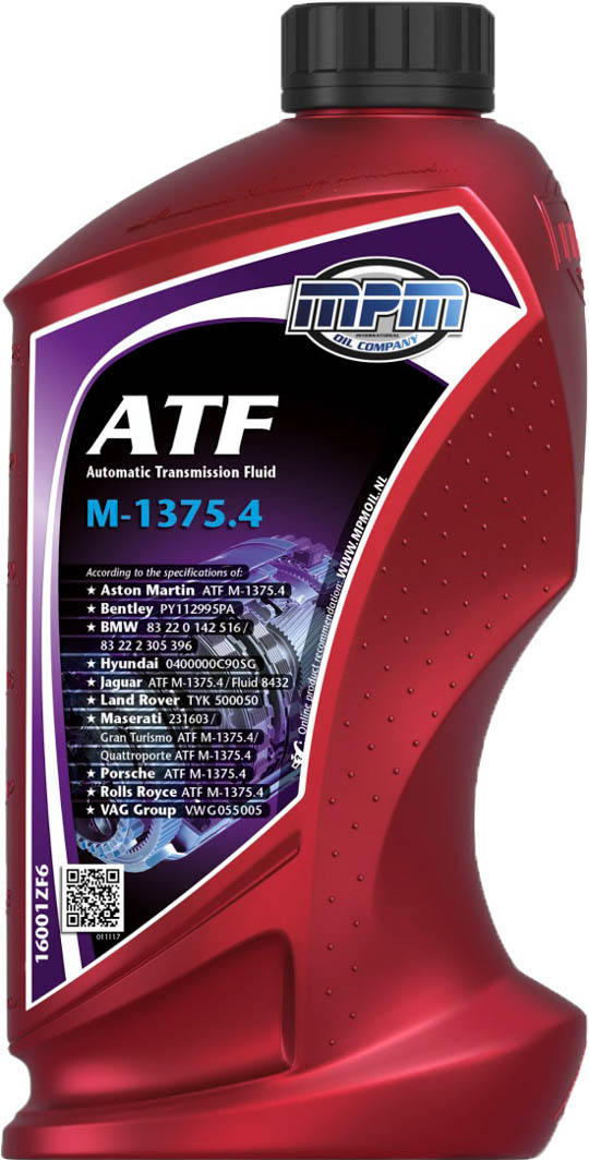 

Трансмиссионное масло MPM ATF M-1375.4 синтетическое 16001ZF6