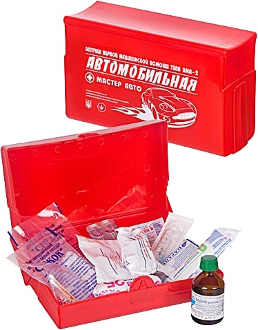 

Аптечка автомобильная Vitol АМА-1 в жестком чехле 29492