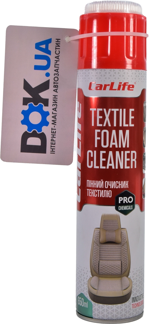 

Очиститель салона Carlife Textile Foam Cleaner 650 мл CF651