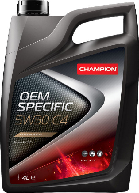 

Моторное масло Champion OEM Specific C4 5W-30 синтетическое 8209116