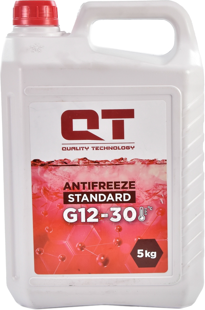 

Готовый антифриз QT Standard -30 G12 красный QT531305